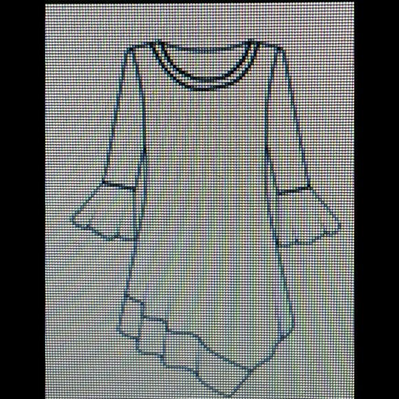 EVA VARRO SAVANNAH BELL SLEEVES TUNIC -FARAH - Picture 2 of 2
